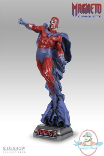 Marvel X-Men Magneto Comiquette Polystone Statue Sideshow Used JC