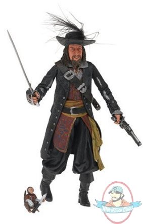 Pirates of the Caribbean Series 1 Capt. Barbossa 7 inch Figure Neca