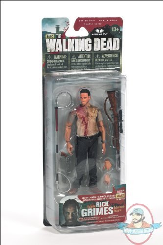 Walking Dead Rick Grimes Series 4 Action Figure McFarlane JC