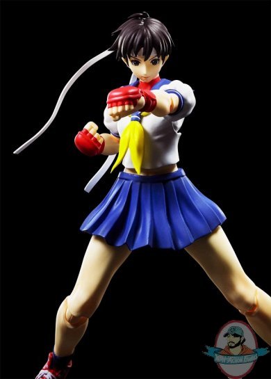 S.H.Figuarts Street Fighter Sakura Kasugano Figure Bandai BAN23895