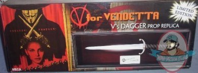 V For Vendetta Limited Edition Prop Replica Vs Dagger by Neca