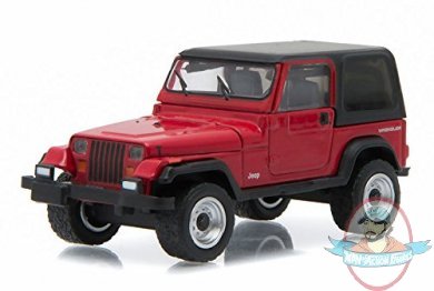 1:64 Motor World Series 16 1992 Jeep Wrangler Hard Top (YJ) Greenlight