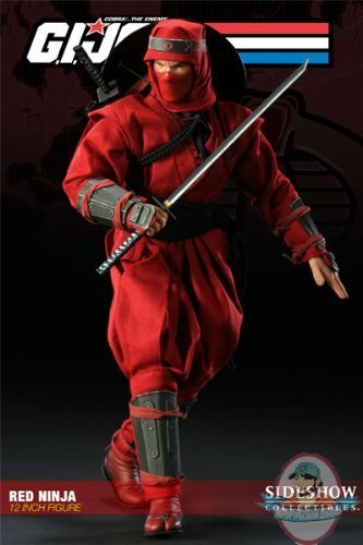 1/6 G.I. Joe Cobra Red Ninja 12" Figure Sideshow Collectibles