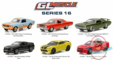 1:64 GL Muscle Series 16 Set of 6 by Greenlight