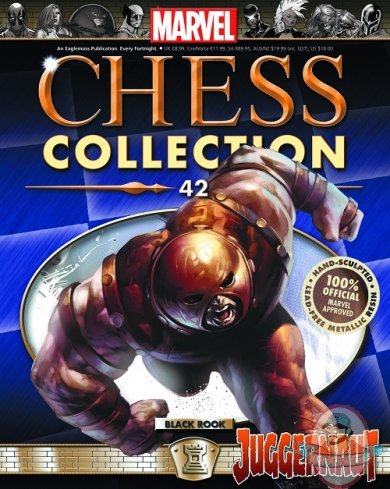 Marvel Chess Figurine Magazine #42 Juggernaut Black Rook Eaglemoss