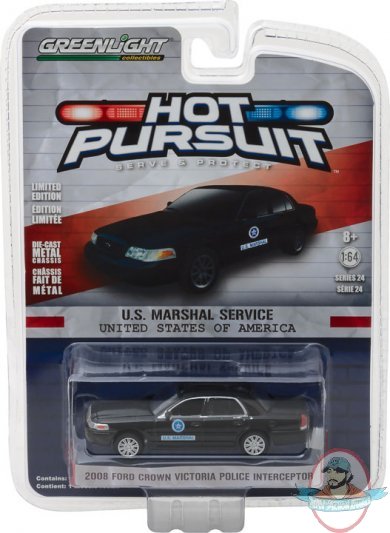 1:64 Hot Pursuit Series 24 2008 Ford Crown Victoria Police Greenlight