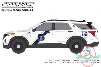 1:64 Hot Pursuit Series 37 2020 Ford Police Interceptor Greenlight