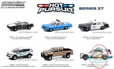 1:64 Hot Pursuit Series 37 Set of 6 by Greenlight 