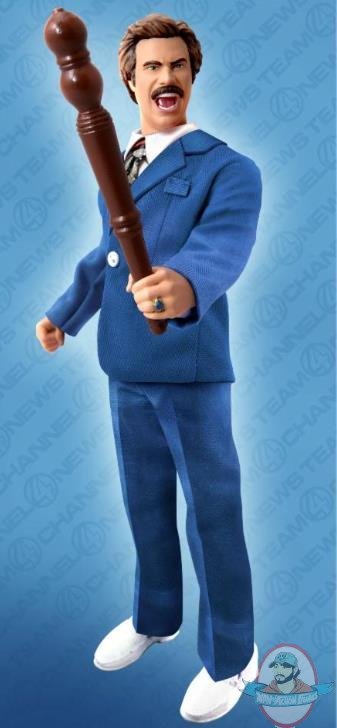 Anchorman 8 inch Retro-Style Figure Battle Ready Ron Burgundy