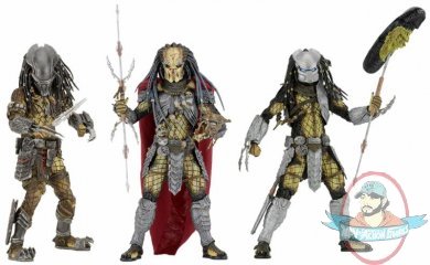 Predators 7-Inch Action Figure Series 17 set of 3 Neca