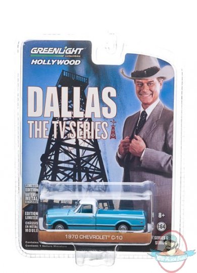 1:64 Hollywood Series 6 Dallas 1970 Chevrolet C-10 Truck Greenlight