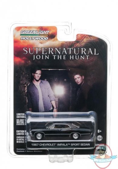 1:64 Hollywood Series 6 Supernatural 1967 Chevrolet Impala Sedan