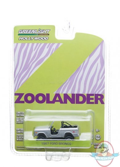 1:64 Hollyood Series 6 Zoolander 2001, 1967 Ford Bronco Greenlight