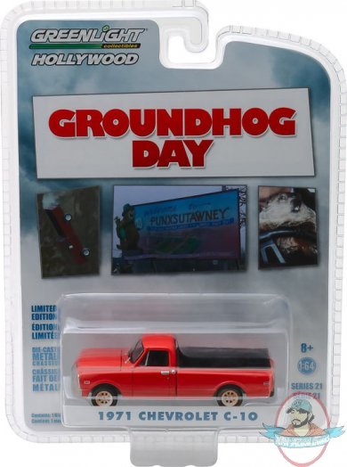 1:64 Hollywood Series 21 Groundhog Day (1993) 1971 Chevrolet C-10
