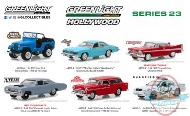1:64 Hollywood Series 23 Set of 6 Greenlight