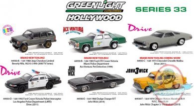 1:64 Hollywood Series 33 Set of 6 by Greenlight 
