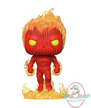 Pop! Marvel Fantastic Four Human Torch Vinyl Figure by Funko