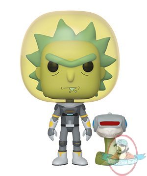 Pop Animation! Rick & Morty Space Suit Rick with Snake #689 Funko