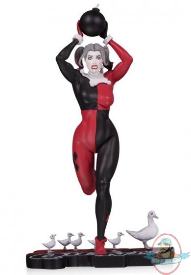 DC Comics Red White & Black Harley Quinn Limited Ed Statue Frank Cho