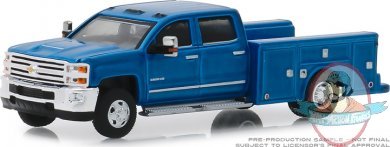 1:64 Dually Drivers Series 1 2018 Chevrolet Silverado 3500 Greenlight