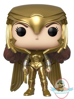 Pop! Heroes WW 1984 Wonder Woman Gold Power Metallic Figure by Funko