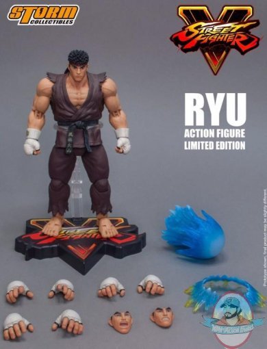 NYCC 2017 1/12 Street Fighter V Ryu Brown Version Storm