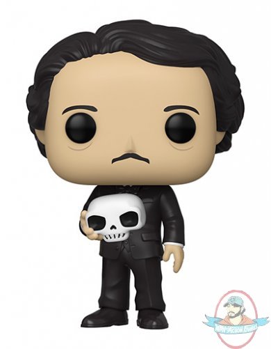 Pop! Icons Edgar Allan Poe with Skull Vinyl Figure Funko