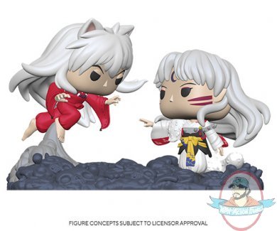 Pop! Moment Inuyasha:Inuyasha vs. Sesshomaru Vinyl Figures Funko