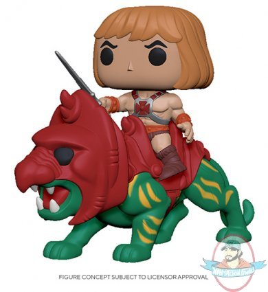 Pop! Rides Masters of the Universe He-Man on Battle Cat Figure Funko