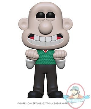 Pop! Animation Wallace & Gromit Wallace Vinyl Figure Funko