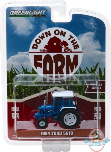 1:64 Down on the Farm Series 2 1984 Ford 5610 Tractor Blue Greenlight