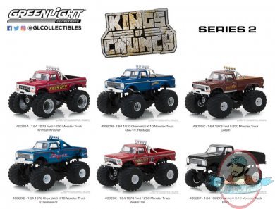 1:64 Kings of Crunch Series 2 Set of 6 Greenlight