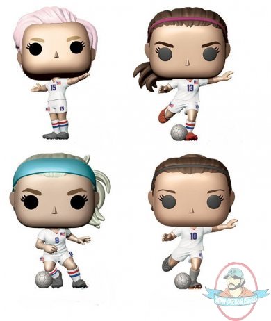 Pop! Sports USWNT Set of 4 Vinyl Figures by Funko