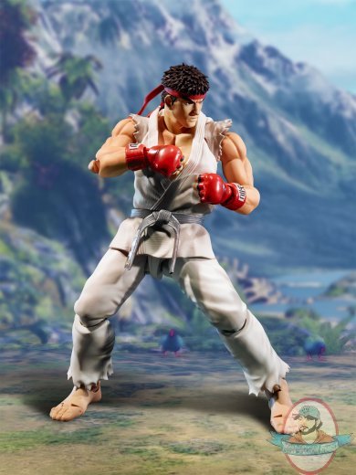 S.H. Figuarts Ryu "Street Fighter V" Figure by Bandai BAN05193