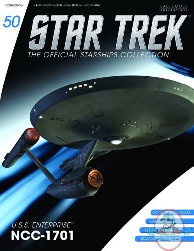 Star Trek Starships Magazine #50 USS Enterprise NCC1701 Tos Eaglemoss 