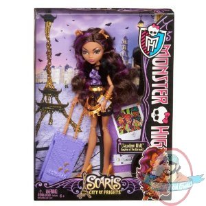 Monster High Travel Scaris Clawdeen Wolf Doll by Mattel