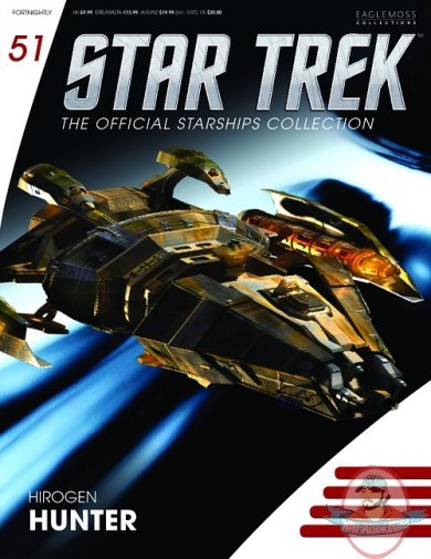Star Trek Starships Magazine #51 Hirogen Hunter Eaglemoss 