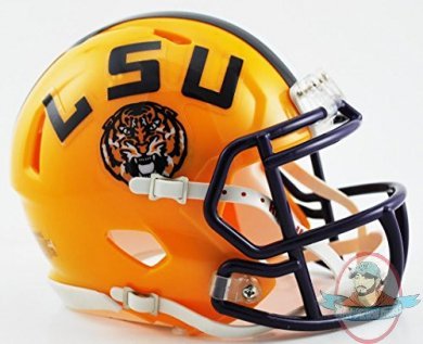 LSU Tigers NCAA Mini Authentic Speed Football Helmet by Riddell