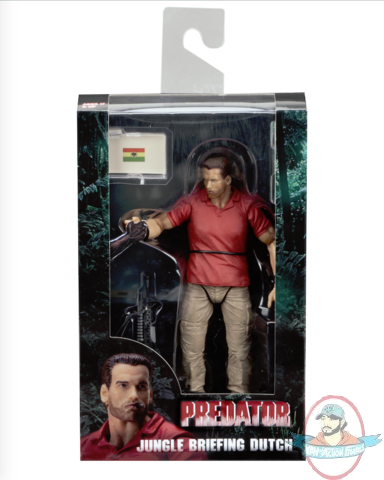 SDCC 2017 Predator 30th Anniversary Jungle Briefing Dutch Figure Neca