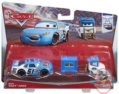 Disney Cars Die-Cast Vehicle Ruby Easy Oaks & Easy Idle Pitty Mattel