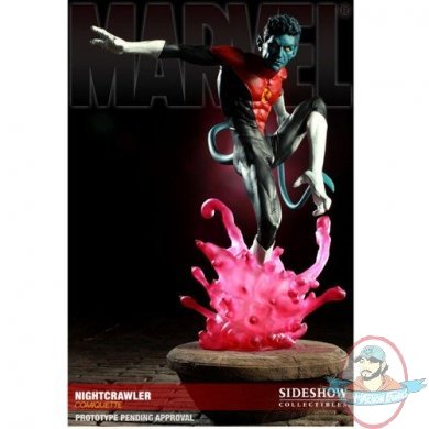 Marvel Nightcrawler Comiquette Statue Exclusive by Sideshow Used JC