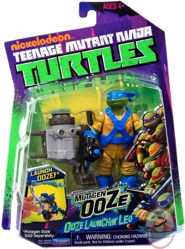 Teenage Mutant Ninja Turtles Leonardo Ooze Launchin' Leo Playmates
