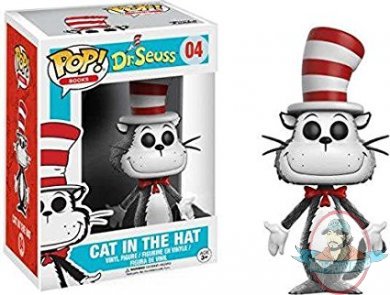 POP Books! Dr. Seuss Cat in the Hat Flocked #04 Funko JC