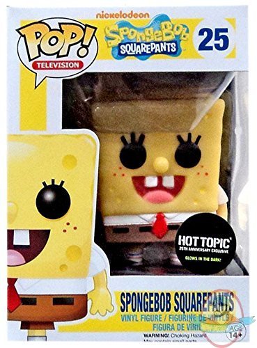 Pop! Television Spongebob Squarepants Spongebob Hot Topic #25 Funko JC