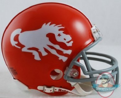 Denver Broncos 1962 to 1965 Riddell Mini Replica Throwback Helmet 