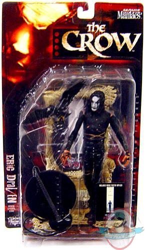  Movie Maniacs Series 2 : The Crow Eric Draven McFarlane Damaged Pack