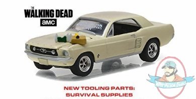 1:64 Hollywood Series 15 The Walking Dead 1967 Ford Mustang Coupe