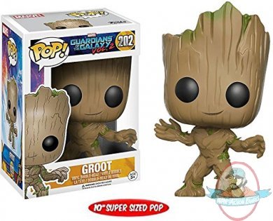 Pop! Guardians Of The Galaxy Vol.2 10 inch Groot #202 Funko JC