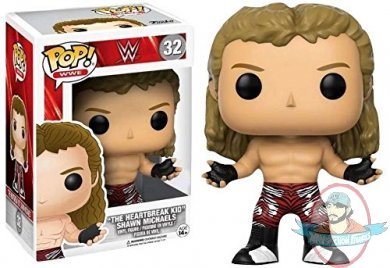 Pop! WWE "The Heartbreak Kid" Shawn Michaels Exclusive Vinyl #32 JC