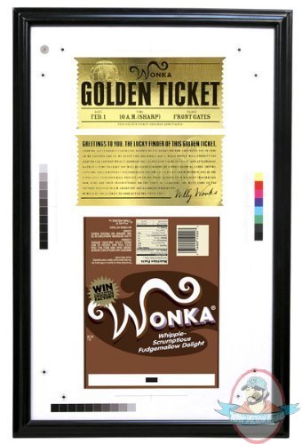 Charlie and the Chocolate Factory Golden Ticket by Neca